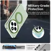 Phonesta HardFrost Back Cover hoesje met MagSafe voor Xiaomi Redmi 14C / Xiaomi Poco C75 - Mat Groen 1