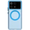 Phonesta HardFrost Back Cover hoesje met MagSafe voor Xiaomi Poco X6 Pro - Mat Blauw 2
