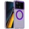 Phonesta HardFrost Back Cover hoesje met MagSafe voor Xiaomi Poco X6 Pro - Mat Paars