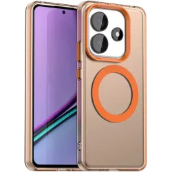 Phonesta HardFrost Back Cover hoesje met MagSafe voor Xiaomi Redmi Note 14 5G - Mat Oranje