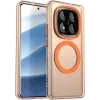 Phonesta HardFrost Back Cover hoesje met MagSafe voor Xiaomi Redmi Note 14 Pro 5G / Xiaomi Poco X7 - Mat Oranje