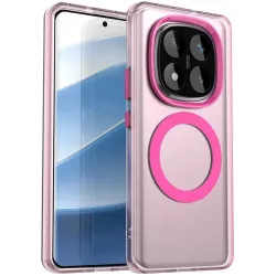 Phonesta HardFrost Back Cover hoesje met MagSafe voor Xiaomi Redmi Note 14 Pro 5G / Xiaomi Poco X7 - Mat Roze