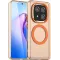 Phonesta HardFrost Back Cover hoesje met MagSafe voor Xiaomi Redmi Note 14 Pro Plus - Mat Oranje