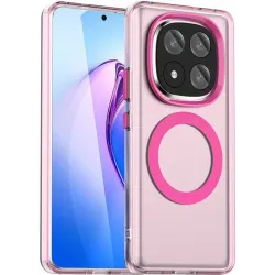 Phonesta HardFrost Back Cover hoesje met MagSafe voor Xiaomi Redmi Note 14 Pro Plus - Mat Roze