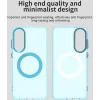 Phonesta HardFrost Back Cover hoesje met MagSafe voor Samsung Galaxy S25 Edge - Mat Blauw 3