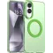 Phonesta HardFrost Back Cover hoesje met MagSafe voor Samsung Galaxy S25 Edge - Mat Groen