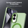 Phonesta HardFrost Back Cover hoesje met MagSafe voor Samsung Galaxy S25 Edge - Mat Groen 7