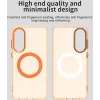 Phonesta HardFrost Back Cover hoesje met MagSafe voor Samsung Galaxy S25 Edge - Mat Oranje 3
