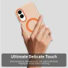 Phonesta HardFrost Back Cover hoesje met MagSafe voor Samsung Galaxy S25 Edge - Mat Oranje 6
