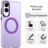 Phonesta HardFrost Back Cover hoesje met MagSafe voor Samsung Galaxy S25 Edge - Mat Paars 2