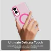 Phonesta HardFrost Back Cover hoesje met MagSafe voor Samsung Galaxy S25 Edge - Mat Roze 6