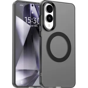 Phonesta HardFrost Back Cover hoesje met MagSafe voor Samsung Galaxy S25 Edge - Mat Zwart