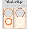 Phonesta HardFrost Back Cover hoesje met MagSafe voor Xiaomi 15 Ultra - Mat Oranje 3