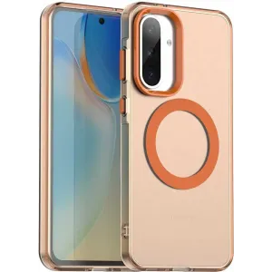 Phonesta HardFrost Back Cover hoesje met MagSafe voor Samsung Galaxy A36/A56 - Mat Oranje