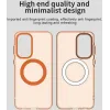 Phonesta HardFrost Back Cover hoesje met MagSafe voor Samsung Galaxy A36/A56 - Mat Oranje 6