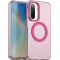 Phonesta HardFrost Back Cover hoesje met MagSafe voor Samsung Galaxy A36/A56 - Mat Roze