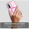 Phonesta HardFrost Back Cover hoesje met MagSafe voor Samsung Galaxy A36/A56 - Mat Roze 5