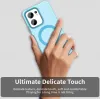 Phonesta HardFrost Back Cover hoesje met MagSafe voor Oppo Reno13 F 4G/5G / Reno13 FS 5G - Mat Blauw 5