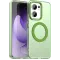 Phonesta HardFrost Back Cover hoesje met MagSafe voor Oppo Reno13 F 4G/5G / Reno13 FS 5G - Mat Groen