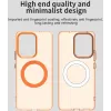 Phonesta HardFrost Back Cover hoesje met MagSafe voor Oppo Reno13 F 4G/5G / Reno13 FS 5G - Mat Oranje 6