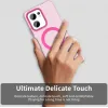 Phonesta HardFrost Back Cover hoesje met MagSafe voor Oppo Reno13 F 4G/5G / Reno13 FS 5G - Mat Roze 5
