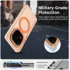 Phonesta HardFrost Back Cover hoesje met MagSafe voor Xiaomi Redmi Note 14 Pro 4G - Mat Oranje 3