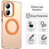 Phonesta HardFrost Back Cover hoesje met MagSafe voor Xiaomi Poco X7 Pro - Mat Oranje 2