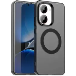 Phonesta HardFrost Back Cover hoesje met MagSafe voor Xiaomi Poco X7 Pro - Mat Zwart