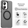 Phonesta HardFrost Back Cover hoesje met MagSafe voor Xiaomi Poco X7 Pro - Mat Zwart 2