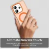 Phonesta HardFrost Back Cover hoesje met MagSafe voor Xiaomi Redmi Note 14 4G - Mat Oranje 5