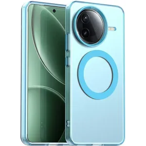Phonesta HardFrost Back Cover hoesje met MagSafe voor Xiaomi Poco F7 Pro - Mat Blauw