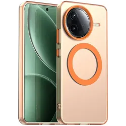 Phonesta HardFrost Back Cover hoesje met MagSafe voor Xiaomi Poco F7 Pro - Mat Oranje