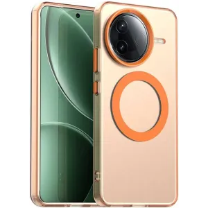 Phonesta HardFrost Back Cover hoesje met MagSafe voor Xiaomi Poco F7 Pro - Mat Oranje