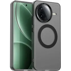 Phonesta HardFrost Back Cover hoesje met MagSafe voor Xiaomi Poco F7 Pro - Mat Zwart