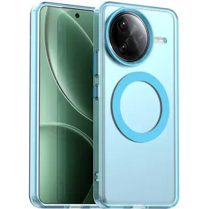 Phonesta HardFrost Back Cover hoesje met MagSafe voor Xiaomi Poco F7 Ultra - Mat Blauw