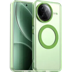 Phonesta HardFrost Back Cover hoesje met MagSafe voor Xiaomi Poco F7 Ultra - Mat Groen