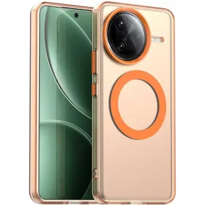 Phonesta HardFrost Back Cover hoesje met MagSafe voor Xiaomi Poco F7 Ultra - Mat Oranje
