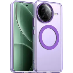 Phonesta HardFrost Back Cover hoesje met MagSafe voor Xiaomi Poco F7 Ultra - Mat Paars