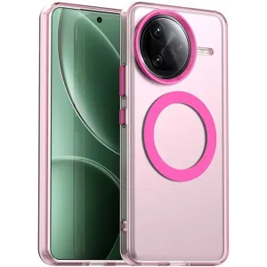 Phonesta HardFrost Back Cover hoesje met MagSafe voor Xiaomi Poco F7 Ultra - Mat Roze