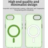 Phonesta HardFrost Back Cover hoesje met MagSafe voor Apple iPhone 17e/16e - Mat Groen 6