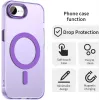 Phonesta HardFrost Back Cover hoesje met MagSafe voor Apple iPhone 17e/16e - Mat Paars 2