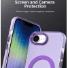 Phonesta HardFrost Back Cover hoesje met MagSafe voor Apple iPhone 17e/16e - Mat Paars 7