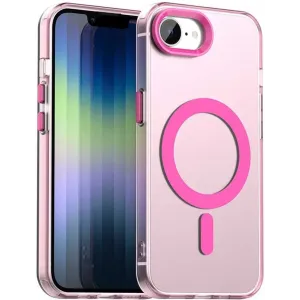 Phonesta HardFrost Back Cover hoesje met MagSafe voor Apple iPhone 17e/16e - Mat Roze