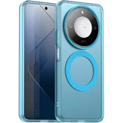 Phonesta HardFrost Back Cover hoesje met MagSafe voor HONOR X9c Smart - Mat Blauw