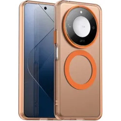 Phonesta HardFrost Back Cover hoesje met MagSafe voor HONOR X9c Smart - Mat Oranje