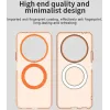 Phonesta HardFrost Back Cover hoesje met MagSafe voor HONOR X9c Smart - Mat Oranje 6