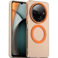 Phonesta HardFrost Back Cover hoesje met MagSafe voor Xiaomi Redmi A3 - Mat Oranje