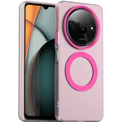 Phonesta HardFrost Back Cover hoesje met MagSafe voor Xiaomi Redmi A3 - Mat Roze