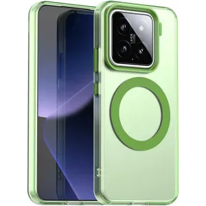Phonesta HardFrost Back Cover hoesje met MagSafe voor Xiaomi 15 - Mat Groen