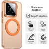 Phonesta HardFrost Back Cover hoesje met MagSafe voor Xiaomi 15 - Mat Oranje 4